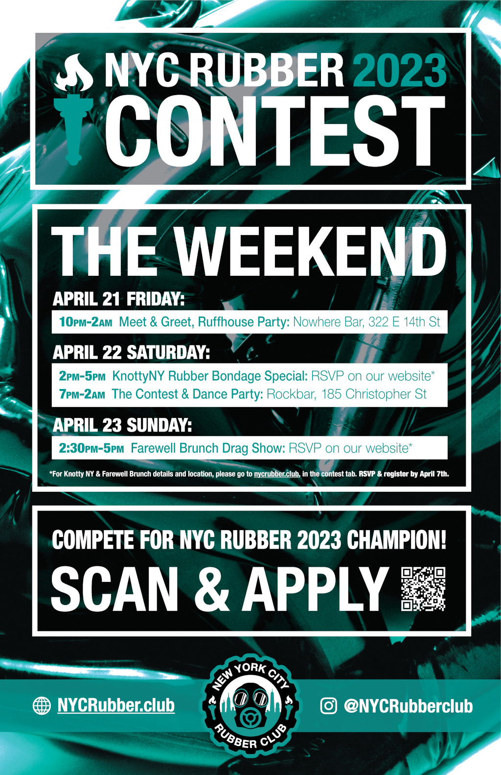 First annual NYC Rubber Club title holder competition weekend